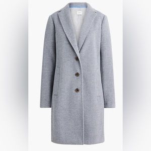 Jcrew size 2 NWT Herringbone Topcoat